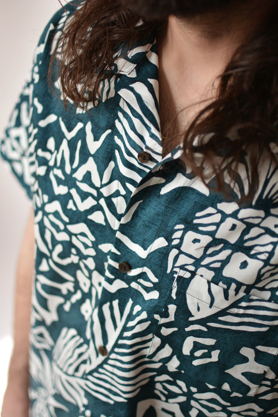 PRE-ORDER: Sea Green Tropical Shirt | 185