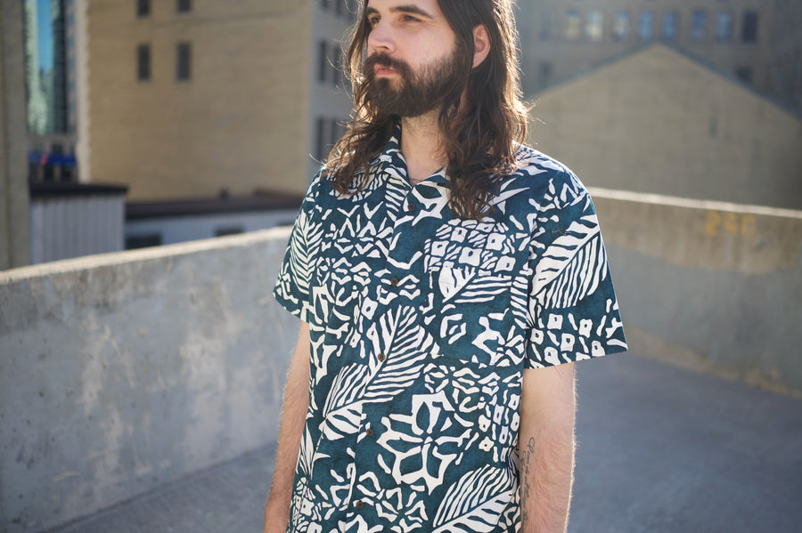 PRE-ORDER: Sea Green Tropical Shirt | 185