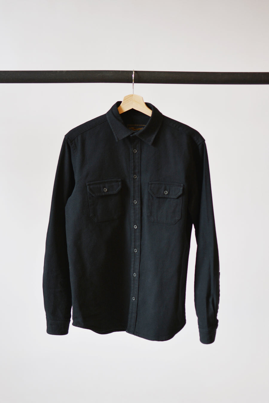 Organic Black Flannel | 131 - SIZE 38 (M)
