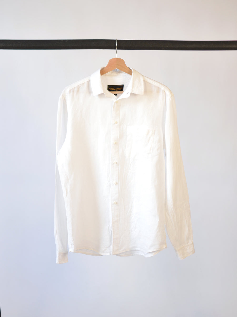 Ivory Linen Shirt | 109 - SIZE 38 (M)